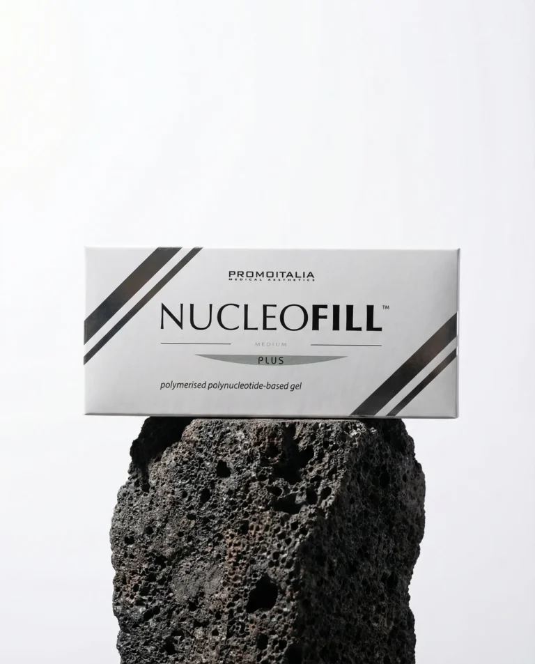 Nucleofill medium plus 2ml skinbooster biostimulator white grey package
