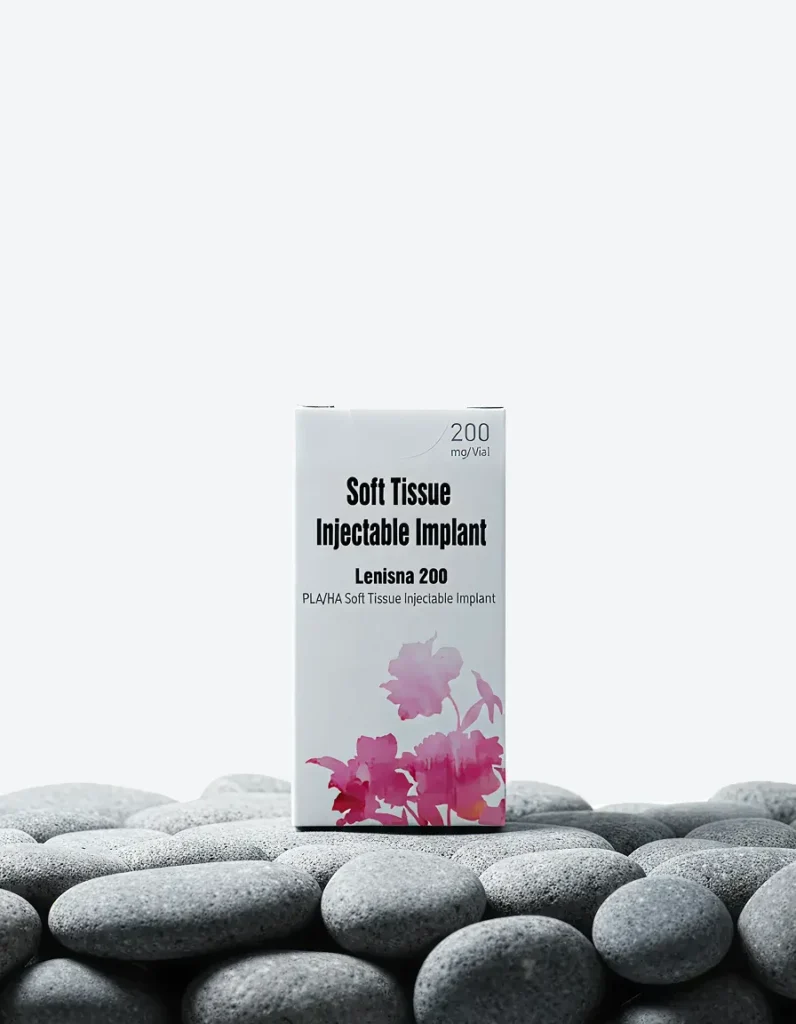 Lenisna dermal fillers white pink package