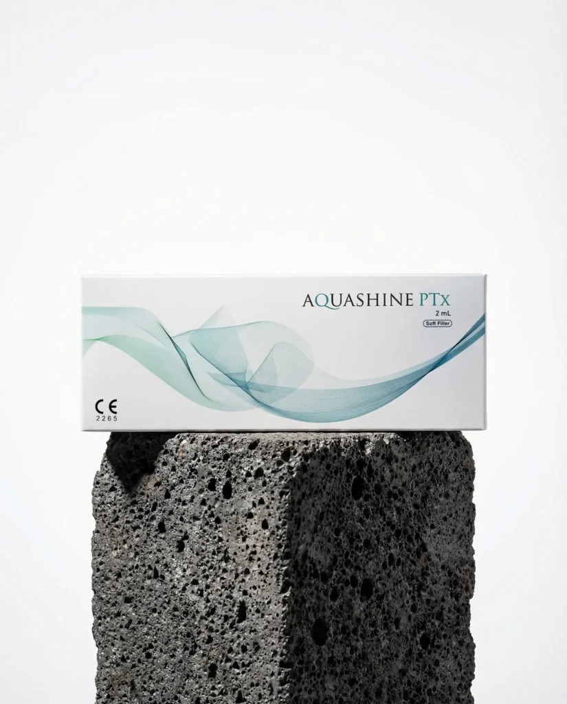 aquashine ptx 2ml white package dermal filler